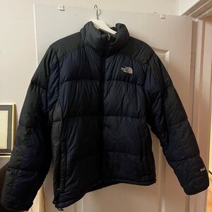 The North Face Men's Navy and Black Puffer Jacket